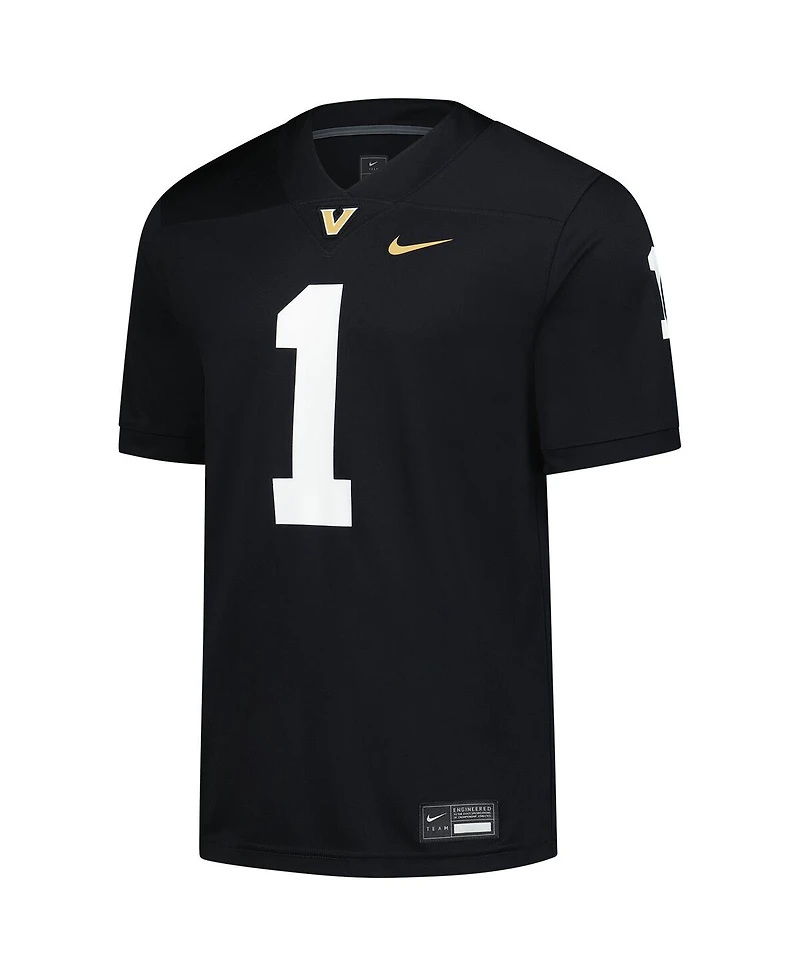 Nike Men's Black Vanderbilt Commodores Untouchable Replica Game Jersey
