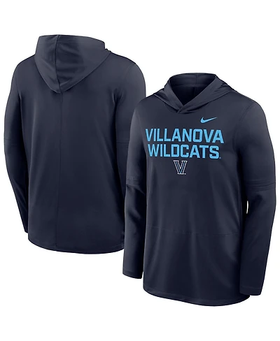Nike Men's Navy Villanova Wildcats Sideline Dri-fit Lightweight Hoodie