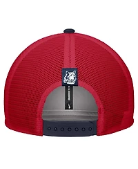 Nike Men's Navy UConn Huskies Vintage Arch Rise Performance Trucker Adjustable Hat