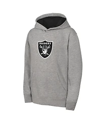 Outerstuff Big Boys and Girls Gray Las Vegas Raiders Prime Hoodie