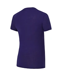 Concepts Sport Women's 2-Piece Purple/Black Baltimore Ravens Avondale T-Shirt and Pants Flannel Pajama Set