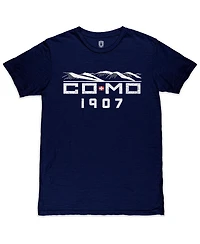 1863FC Men's Navy Como 1907 Landmark Slub T-Shirt