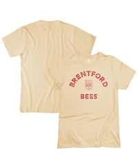 1863FC Men's Tan Brentford Fc Team Arch T-Shirt