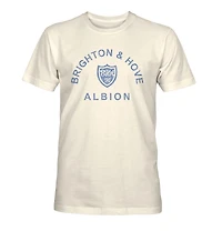 1863FC Men's Tan Brighton and Hove Albion Team Arch T-Shirt