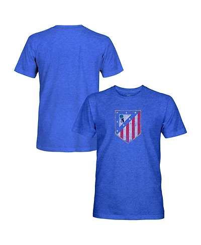 1863FC Men's Blue Atletico de Madrid Vintage Tri-Blend T-Shirt