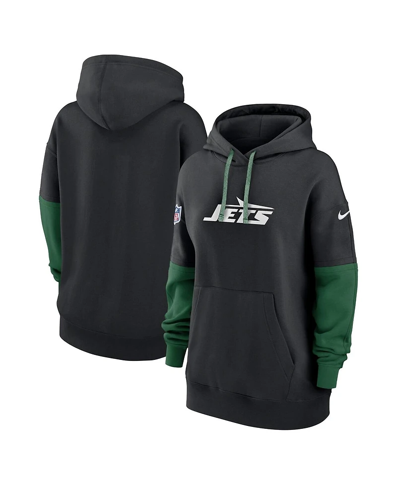 Nike Women's Black New York Jets Sideline Essential Hoodie