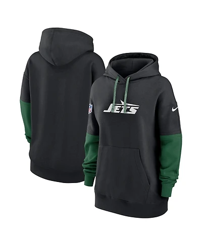 Nike Women's Black New York Jets Sideline Essential Hoodie