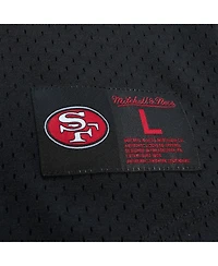 Mitchell & Ness Men's Joe Montana Black San Francisco 49ers Big Tall Mesh Player Name Number T-Shirt