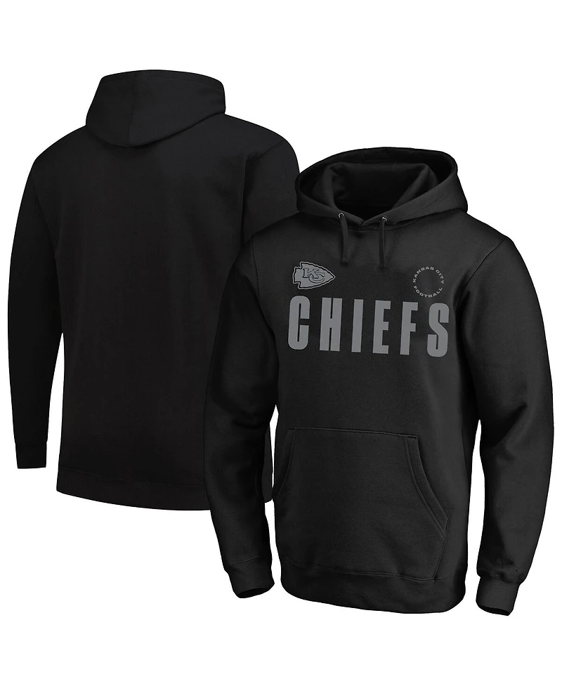 Fanatics Men's Black Kansas City Chiefs Big Tall Chip Shot Hoodie