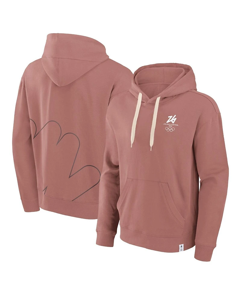 Fanatics Men's Pink Milano Cortina 2026 Winter Olympics Pullover Hoodie