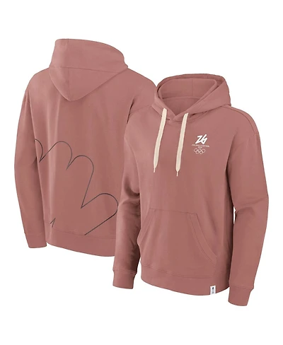 Fanatics Men's Pink Milano Cortina 2026 Winter Olympics Pullover Hoodie