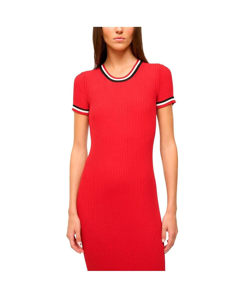 Staud Women's Red/Black Kansas City Chiefs Colleen Dress