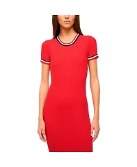 Staud Women's Red/Black Kansas City Chiefs Colleen Dress