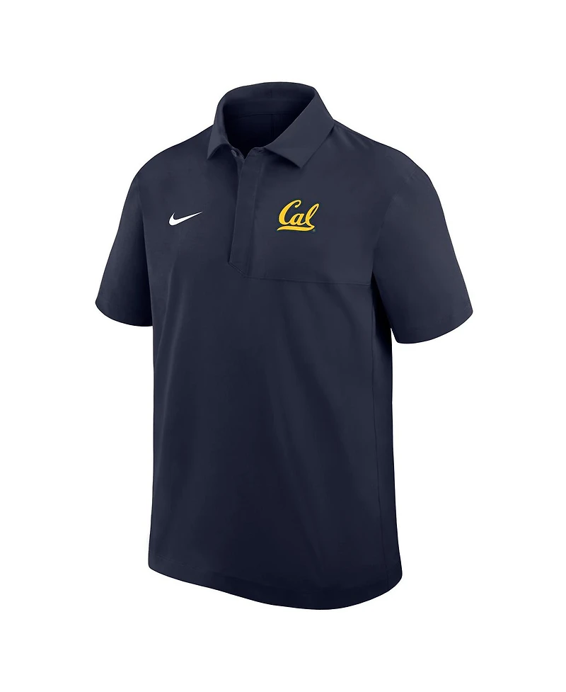 Nike Men's Navy Cal Bears Woven Polo Shirt