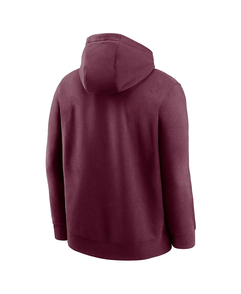 Nike Men's Maroon Virginia Tech Hokies Club Pullover Hoodie