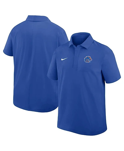 Nike Men's Royal Boise State Broncos Woven Polo Shirt