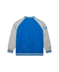 Mitchell & Ness Men's Blue Detroit Lions Raglan Jacket