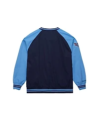 Mitchell & Ness Men's Navy Tennessee Titans Raglan Jacket