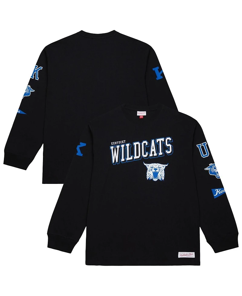 Mitchell & Ness Men's Black Kentucky Wildcats Training Camp Long Sleeve T-Shirt