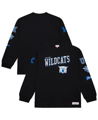 Mitchell & Ness Men's Black Kentucky Wildcats Training Camp Long Sleeve T-Shirt