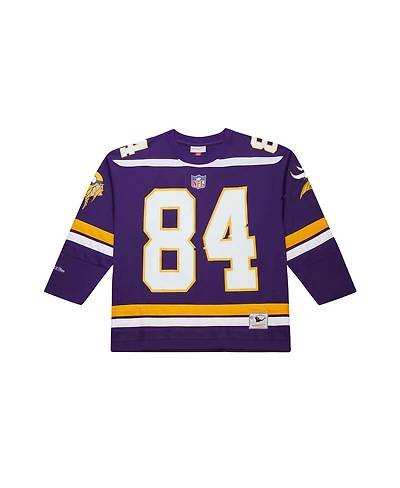 Mitchell & Ness Men's Randy Moss Purple Minnesota Vikings Maxed Out Fashion Hockey Jersey