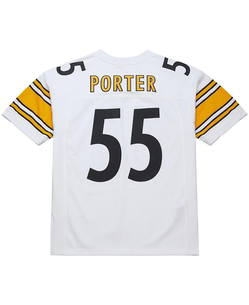 Mitchell & Ness Men's Joey Porter White Pittsburgh Steelers 2005 Authentic Throwback Retired Player Jersey