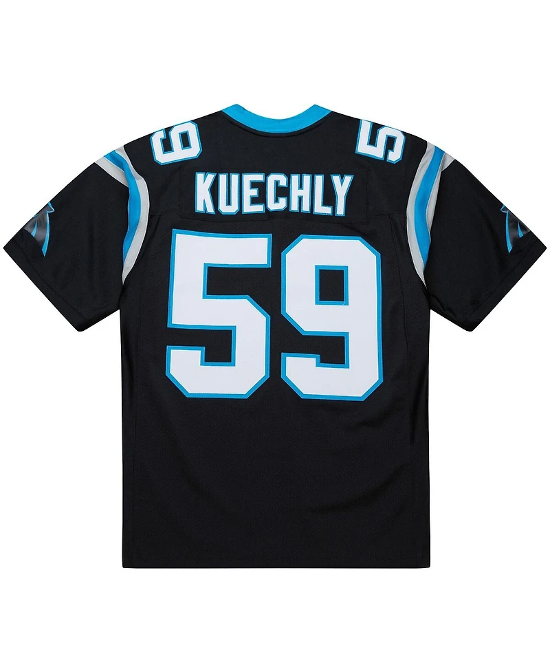 Mitchell & Ness Men's Luke Kuechly Black Carolina Panthers 2013 Authentic Throwback Retired Player Jersey