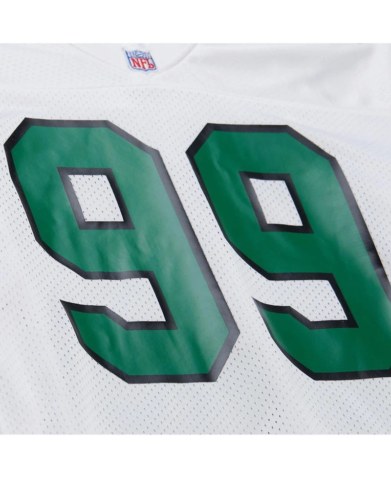 Mitchell & Ness Men's Jerome Brown White Philadelphia Eagles 1991 Authentic Throwback Retired Player Jersey