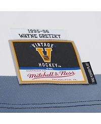 Mitchell & Ness Men's Wayne Gretzky White Los Angeles Kings 1995-96 Power Play Jersey