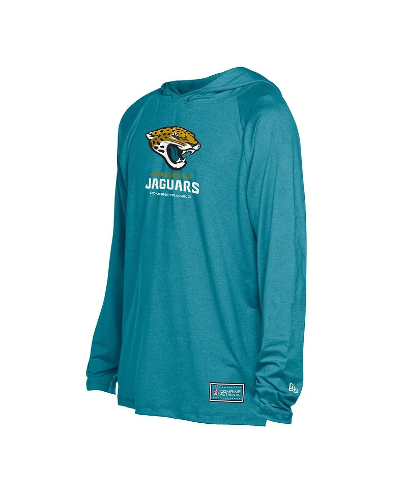 New Era Men's Teal Jacksonville Jaguars Functional Fandom Hoodie
