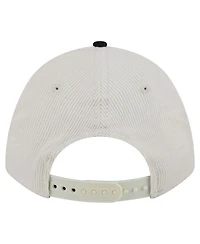 New Era Men's Cream/Navy Chicago Bears Bear Two-Tone Sided Corduroy 9FORTY A-Frame Adjustable Hat