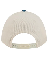 New Era Men's Cream/Royal Los Angeles Dodgers Sided Corduroy 9FORTY A-Frame Adjustable Hat
