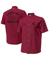 Under Armour Men's Garnet South Carolina Gamecocks Gameday Armourfuse Camp Button-Up Shirt