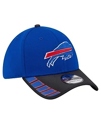 New Era Men's Royal Buffalo Bills Visor Hit 39THIRTY Flex Hat