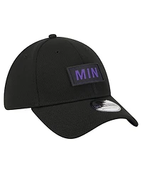 New Era Men's Black Minnesota Vikings Scoreboard 39THIRTY Flex Hat