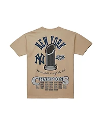 Mitchell & Ness Men's Cream New York Yankees Legacy Defined T-Shirt