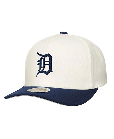 Mitchell & Ness Men's Cream Detroit Tigers Stretch-Snapback Hat