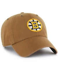 Carhartt x '47 Brand Men's Brown Boston Bruins Clean Up Adjustable Hat