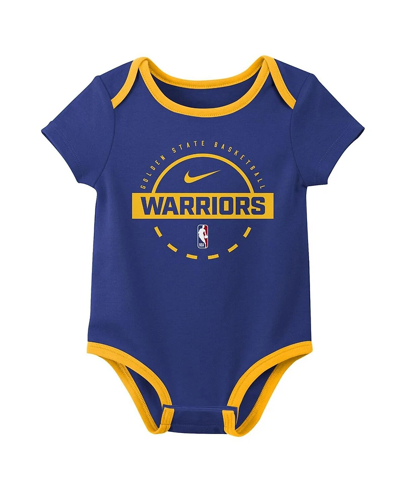 Nike Baby Boys and Girls 2-Piece Golden State Warriors Bodysuit Set