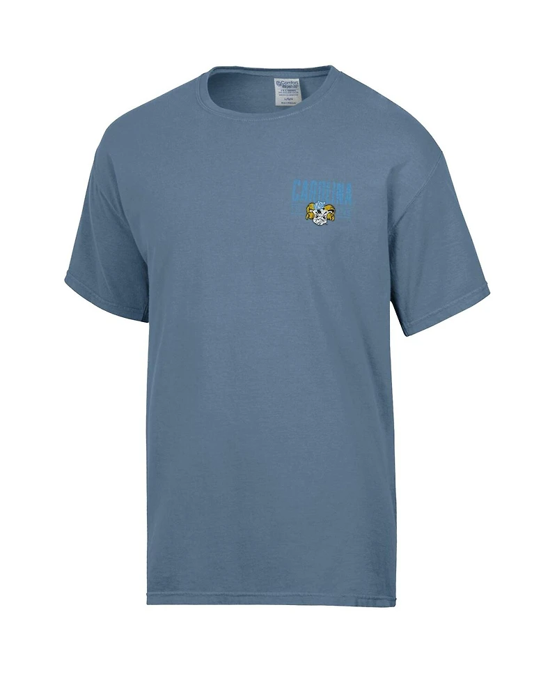ComfortWash Men's Blue North Carolina Tar Heels Big Name T-Shirt