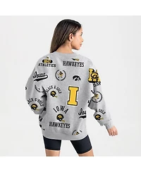 Gameday Couture Women's Gray Iowa Hawkeyes Always on Repeat Fleece Sweatshirt