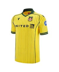 Macron Men's Yellow Wrexham 2025/26 Away Replica Jersey