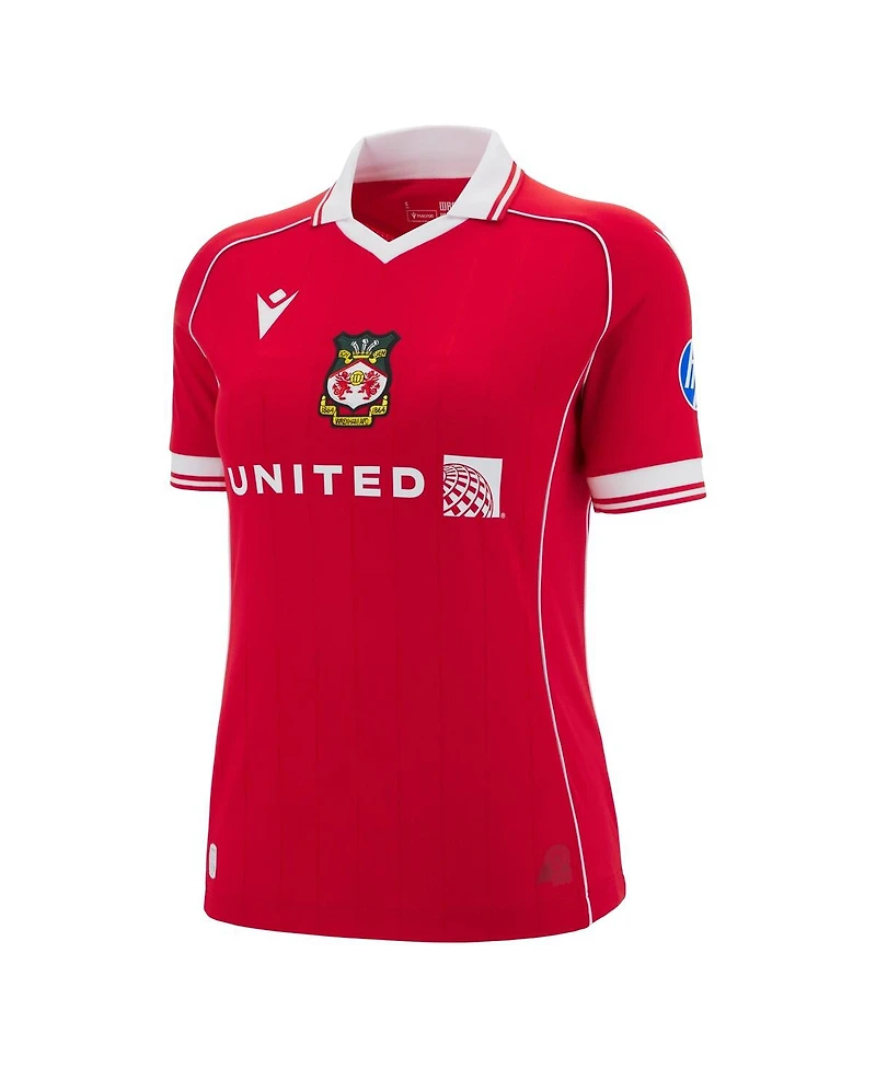 Macron Women's Red Wrexham 2025/26 Home Replica Jersey