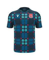 Macron Men's Blue Wrexham Warm-Up Jersey