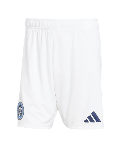 Adidas Men's White New York City Fc Home 2025 The Excelsior Kit Authentic Shorts