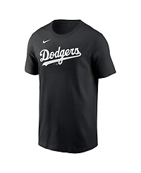 Nike Men's Shohei Ohtani Black Los Angeles Dodgers 2024 Fuse Name Number T-Shirt