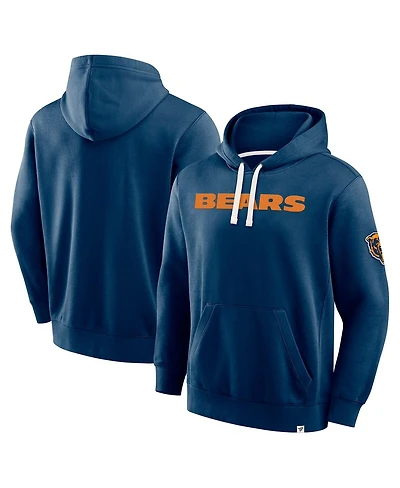 Fanatics Men's Navy Chicago Bears New Horizons Heritage Pullover Hoodie