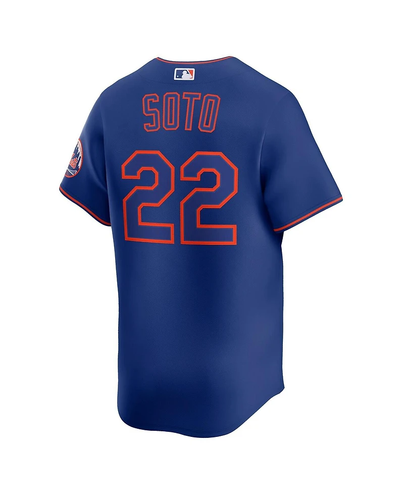 Nike Men's Juan Soto Royal New York Mets Alternate Limited Player Jersey