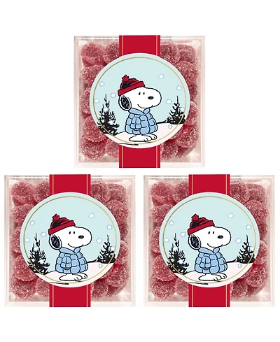 Sugarfina Snoopy Sugared Cranberries 3-Pc. Kit