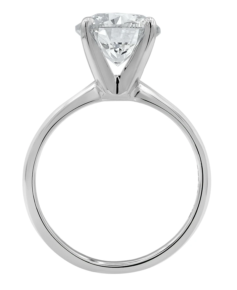 Igi Certified Solitaire Diamond Ring (3 ct. t.w.) in 14K White Gold